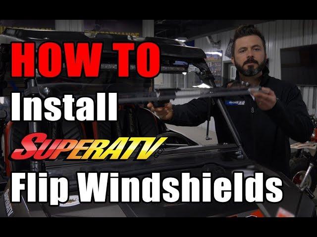 How to Install a Flip Windshield - SuperATV