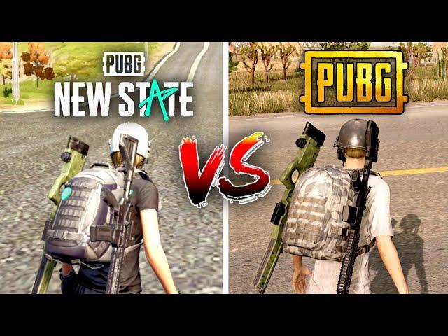 PUBG NEW STATE vs PUBG PC - Direct Comparison! Attention to Detail & Graphics!