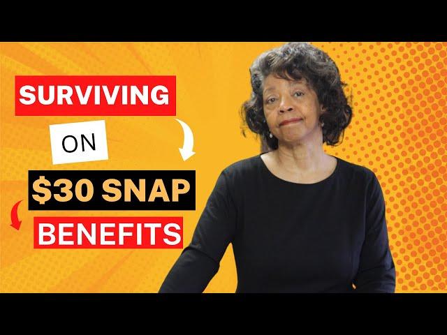 How to Master the Ultimate $30 Grocery Haul | The Reality of Surviving on $30 SNAP Benefits