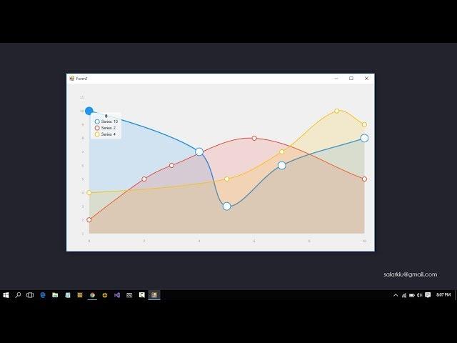 C# - Live Chart / Graph Controls in WinForm App