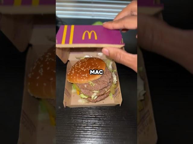 Trying Double Big Mac From McDonald's