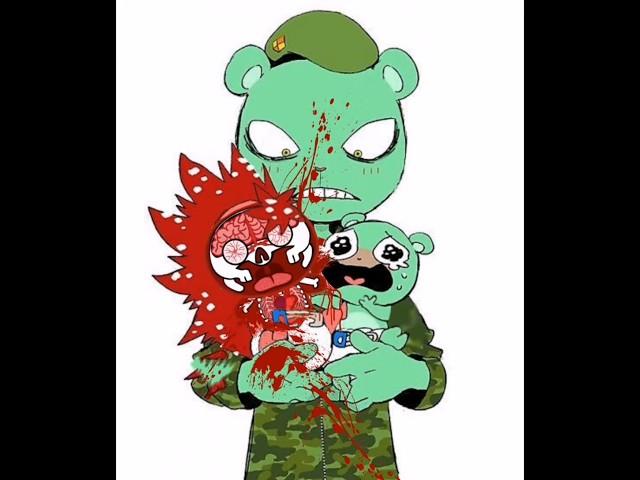 FLIPPY'S REBEL BABIES "SIS' SKIN" #htf #shorts #happytreefriends #flippyxflaky