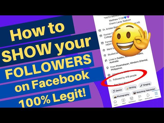 Paano makita ang total FOLLOWERS ko sa FACEBOOK 2022?| (How to show Followers on Fb) | Tips&Tricks