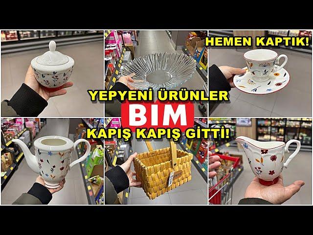 BİM'E YENİ GELEN ÜRÜNLER️/BİM AKTÜEL BU HAFTA KAÇMAZ/DOLU DOLU BİM/ YOK YOK/ÇOK GÜZEL ÜRÜNLER