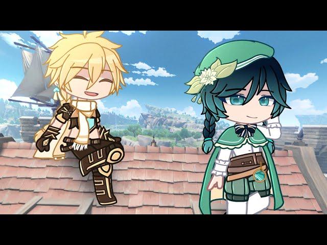 ||  Some Sunny Day…  || Ft. Aether and Venti || Gacha Club Meme || Genshin Impact  ||