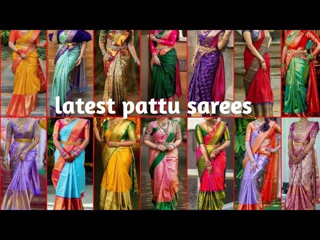 Latest pattu saree collection|pattu sarees|light weight pattu|