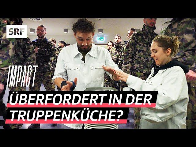 Kochen für die Schweizer Armee – Ist das die härteste Funktion im Militär? | Impact | SRF