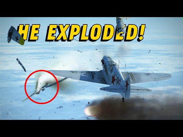 Ace In The LaGG-3, feat. Exploding Heinkel | IL-2 Great Battles in VR
