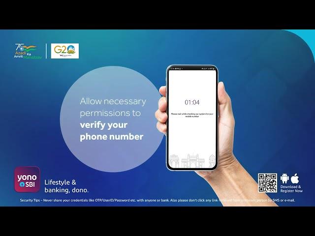 Steps to register your account on YONO App