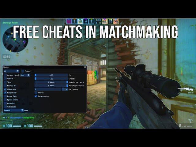 CS:GO FREE CHEATS | PLAYING WITH FREE PASTED CHEATS IN MM (OSIRIS) // FREE LEGIT CFG