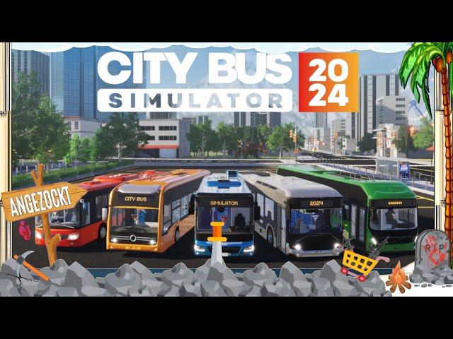  City Bus Simulator 2024 - Sie zu das du den Bus kriegst!! Gameplay / Test Deutsch