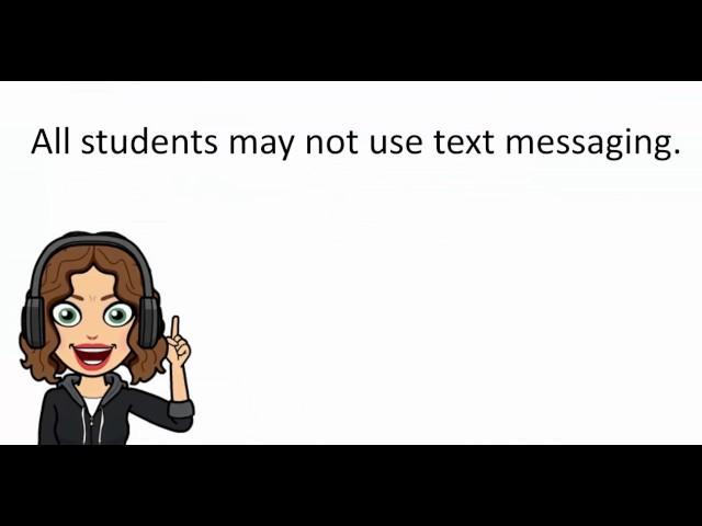 Text Messaging Through Moodle