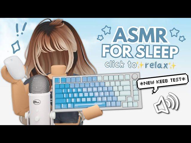 roblox asmr    but i'm using a CERAMIC KEYBOARD... *relaxing*