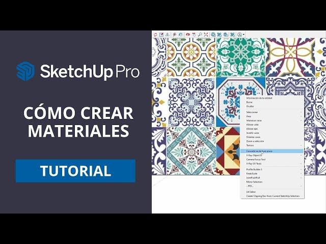 Cómo Crear Materiales | Tutorial de SketchUp