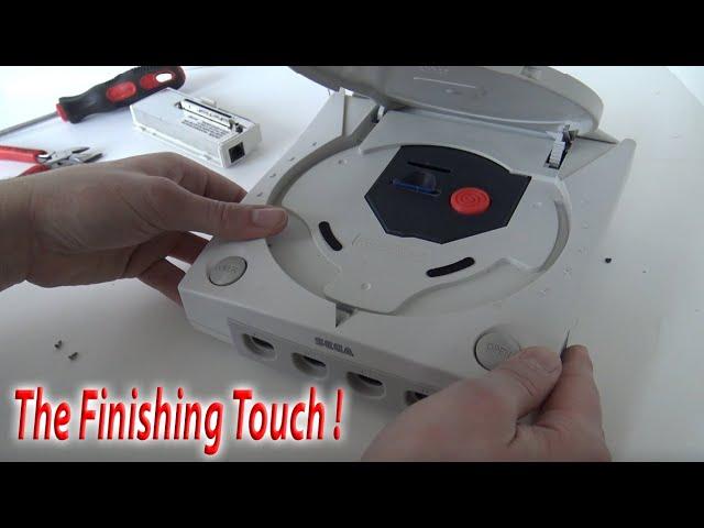 Sega Dreamcast SD MODDING !! ... Finishing Touch !