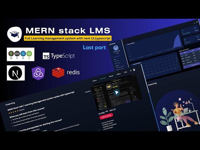 All Functional MERN Stack LMS / Learning Management system series with next 13, TypeScript Last Part