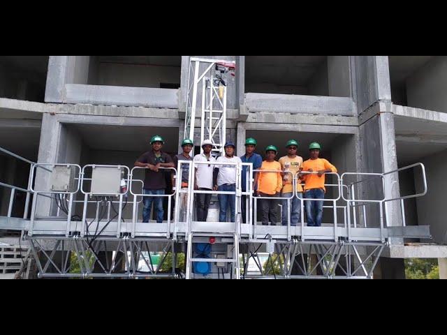 Installation of Mast Climbing Working Platform/mast climber