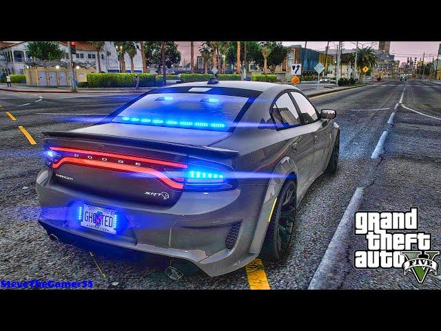 Playing GTA 5 As A POLICE OFFICER Gang Unit Patrol||  GTA 5 Lspdfr Mod|  4K