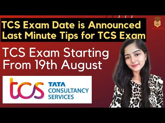 TCS NQT Exam Date is Announced | TCS Important Exam tips | Crack TCS in 1st Attempt