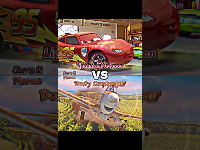 Lightning McQueen Vs Dusty Crophopper #meme #edit #disney #pixar #cars #planes