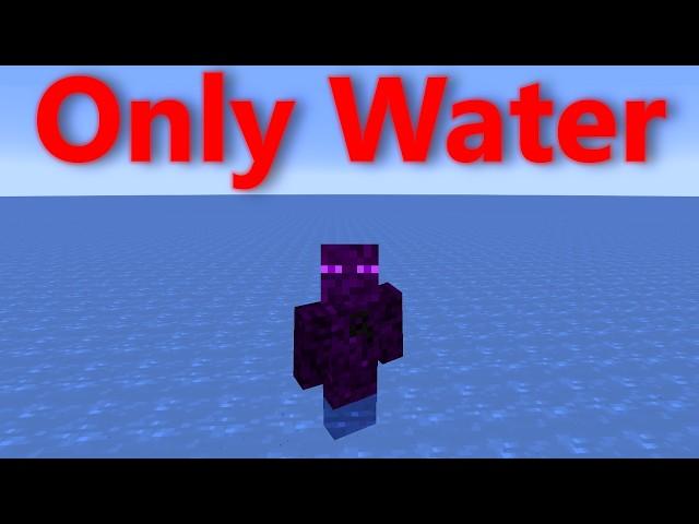 Can You Beat Minecraft if the Whole World is Water?