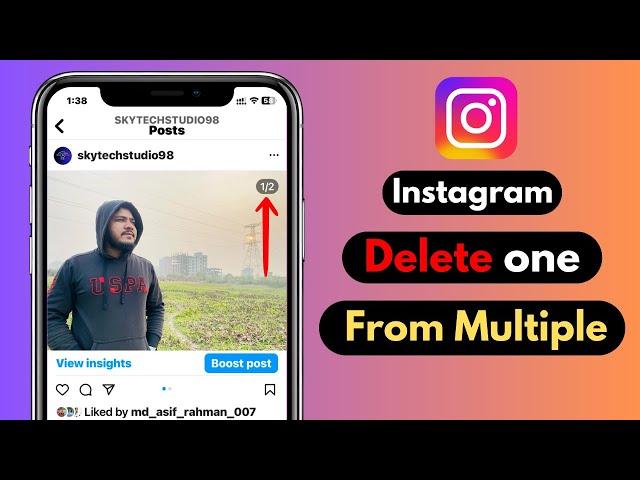 How To Delete/Remove One Picture From Multiple Instagram Post | Delete One From Multiple Photos