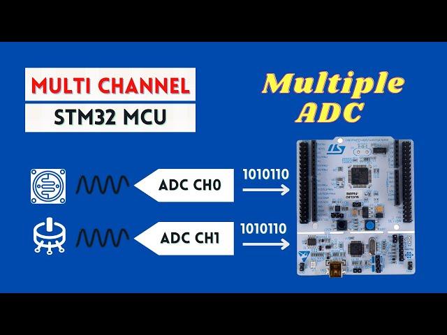 Multi-Channel ADC with STM32 using DMA and Interrupt– Multiple Analog Sensors