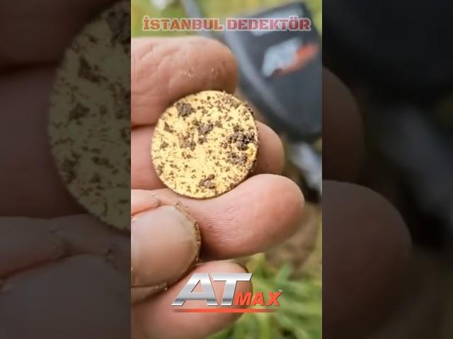 Garrett Atmax Altın Sikke #metaldetecting #metaldetecting #oldcoins #shorts #goldcoins