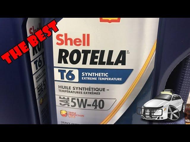 Rotella T6 5W 40 Synthetic - The Best All Around Motor Oil!!!  Vanlife