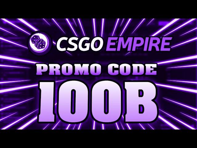 CSGOEMPIRE PROMO CODE FREE BONUS [2024] Free Case (CSGOEmpire Referral Code)