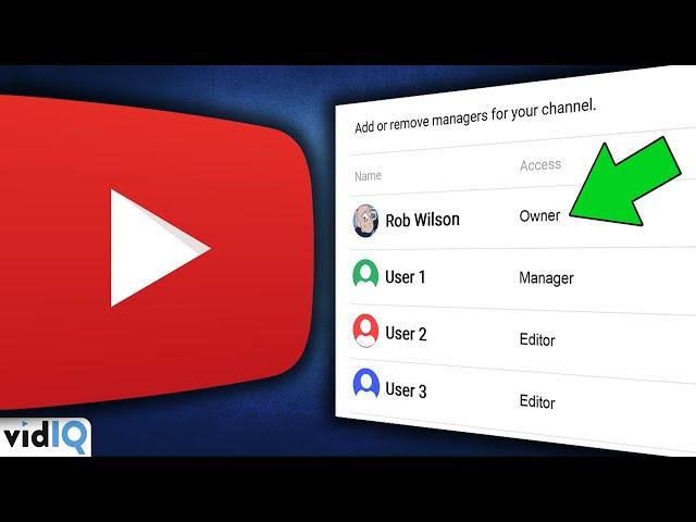 How to Add Editors & Managers to Your YouTube Channel