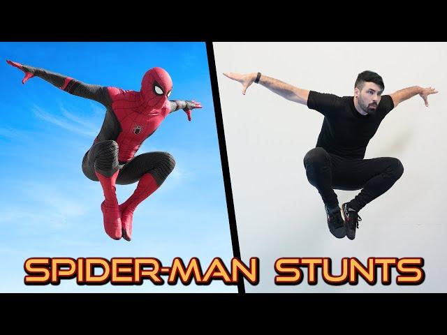 Stunts From Spiderman In Real Life (Marvel, Movie, Parkour)