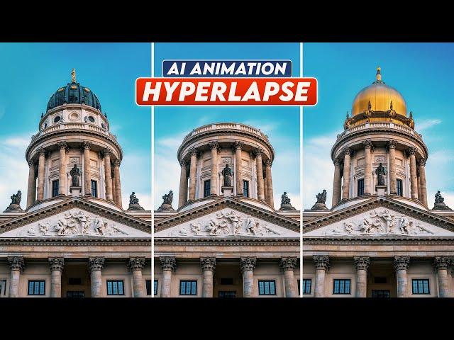 AI HYPERLAPSE Animation Effect Tutorial in Premiere Pro | Generative Fill