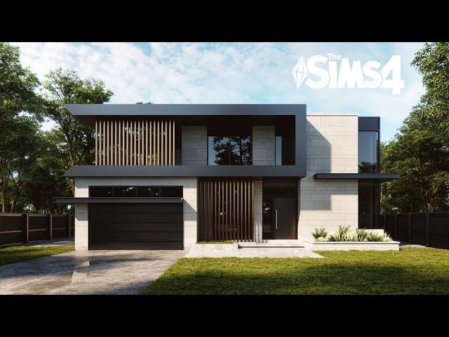 The Sims 4 | Ultra Modern House | No CC | Speed Build