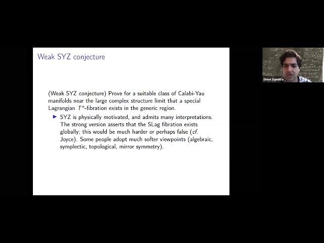 Yang Li - 9/29/2020 - Weak SYZ conjecture