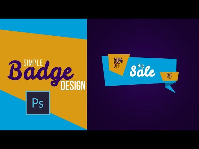 Badge Design In Photoshop Tutorial speed art