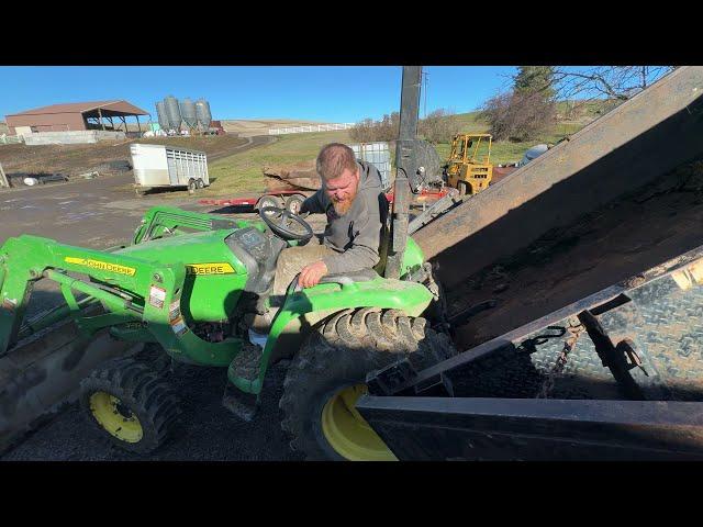 Moving Rocks with a John Deere