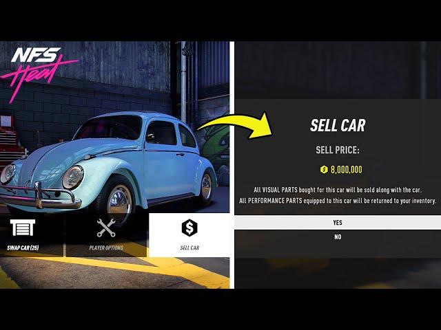 How To Sell Any Car For $8,000,000 In Need For Speed Heat! (NFS Heat Money Glitch)