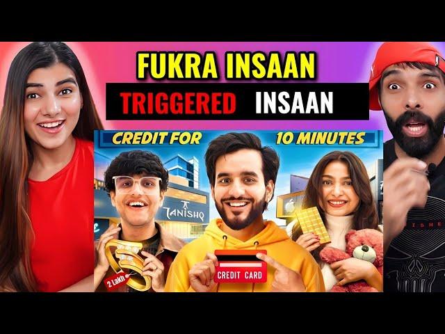 I Gave my CREDIT card to Nischay & Ruchika BUT only 10 minutes to SPEND | Fukra Insaan Reaction