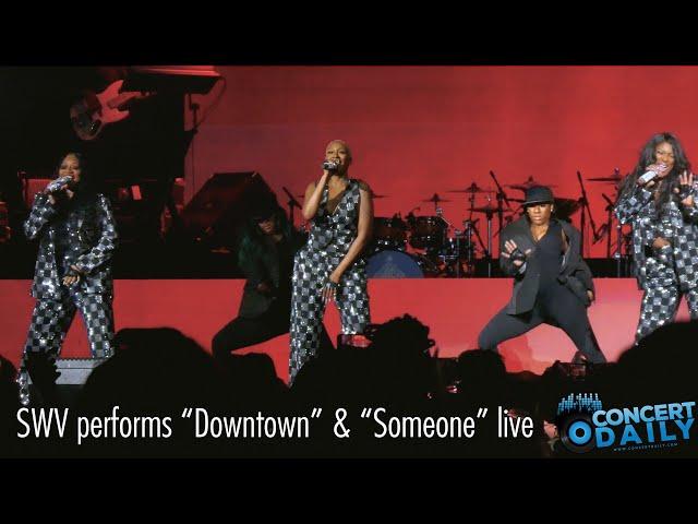 SWV performs "Downtown" & "Someone" live; Summer Block Party Tour Baltimore