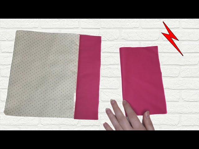 Fast sewing technique. A new gift idea for a woman in 5 minutes