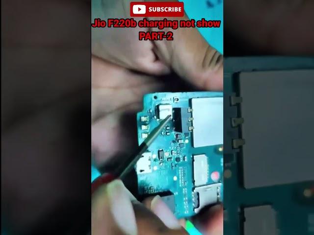 Jio F220b charging not show problem solution #mobile #repairing #shortvideo #youtubeshorts #shorts