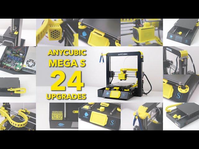 24 Upgrades & Modification for my Anycubic Mega S  |  3D Printing
