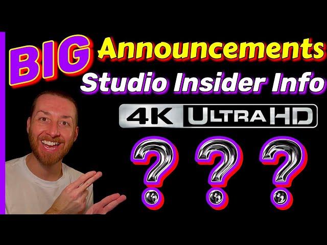 BIG 4K UltraHD Blu Ray Movie Announcements, Reveals & Studio Insider Info! Collector’s Film Chat #66