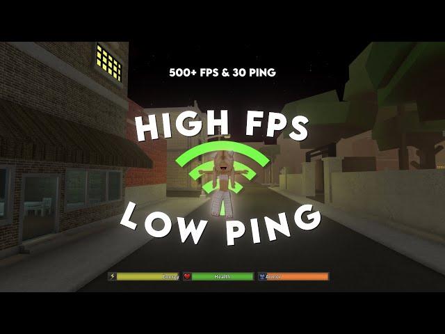 How to boost FPS & Lower your ping! ⭐️ (DaHood)