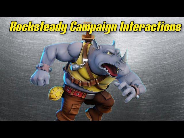 Nickelodeon All-Star Brawl 2: Rocksteady Campaign Interactions