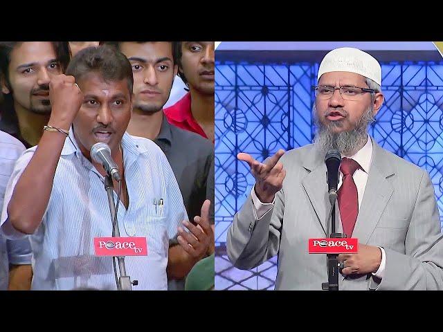 Malaysian Hindu started fighting with dr zakir naik