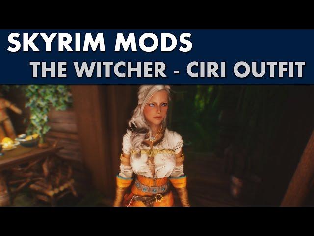 Skyrim Mods Outfits & Armor - Ciri's Outfit (The Witcher)