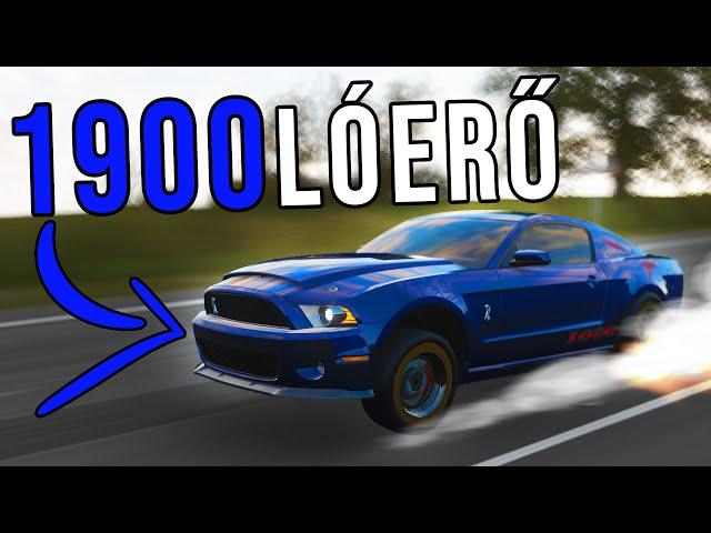 1900 LÓERŐS DRAG Shelby a Forzában !