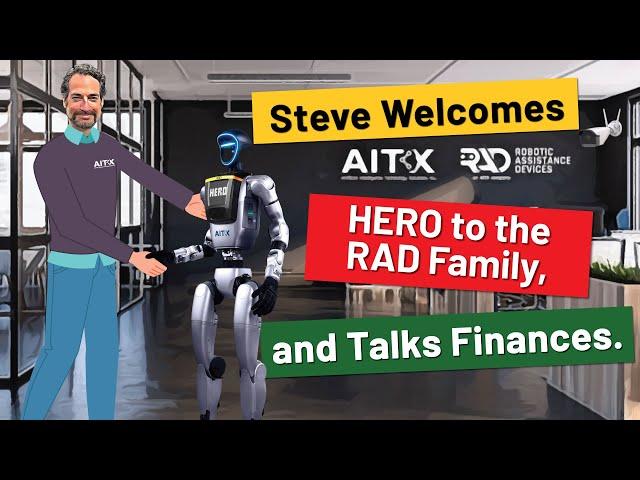 $AITX, the AI Stock | CEO Steve Reinharz Unveils HERO the Robot & Talks Finances & Strategic Growth